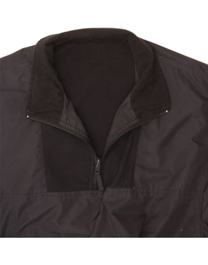 ST. BERNARD Mens Pullover Reversible Jacket UK 40 Large Black Colourblock Vintage St. Bernard and Second-Hand St. Bernard from Messina Hembry 