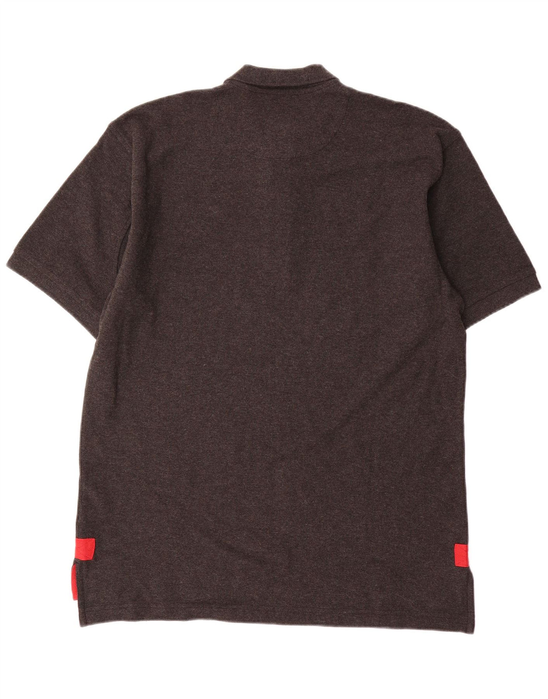 Orvis Herren-Poloshirt aus mittelgrau gesprenkelter Baumwolle