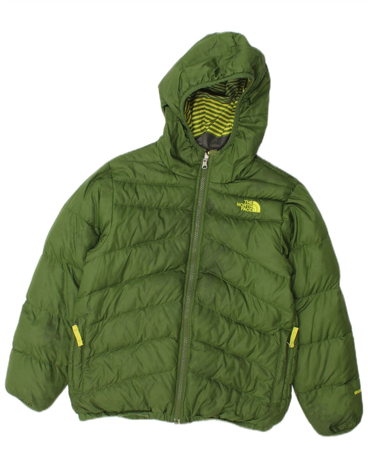 The North Face Wendejacke mit Kapuze für Jungen, 10–11 Jahre, mittelgrün