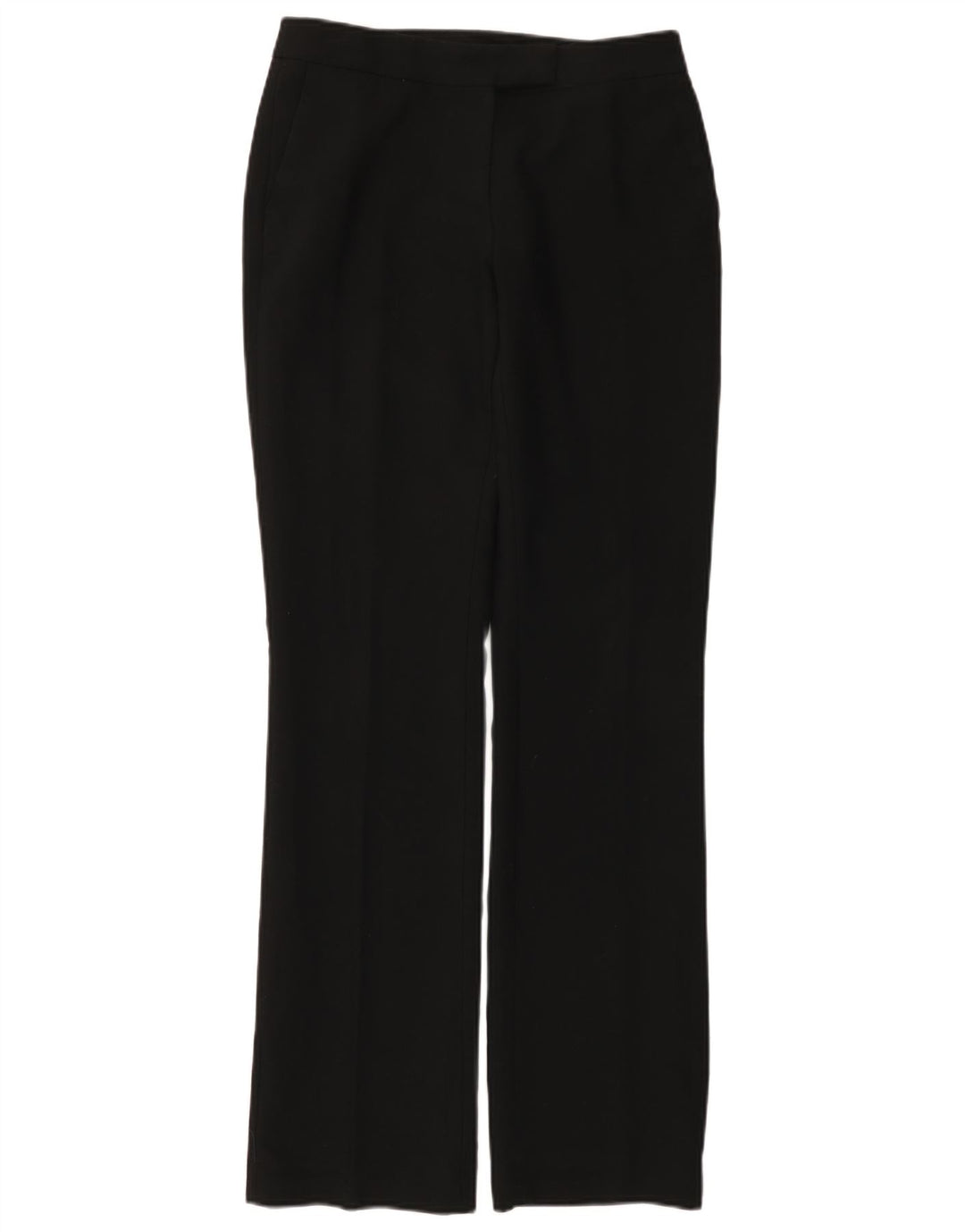 ZARA Damen Bootcut-Anzughose, Größe S, W26, L32, Schwarz, Polyester