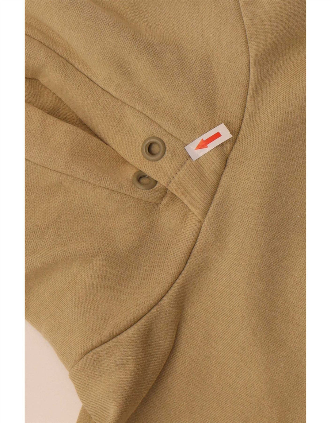 Zara Herren Kapuzenpullover Small Beige Baumwolle