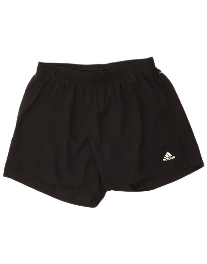 Adidas Herren Aeroready Graphic Sport Shorts Medium Schwarz Polyester