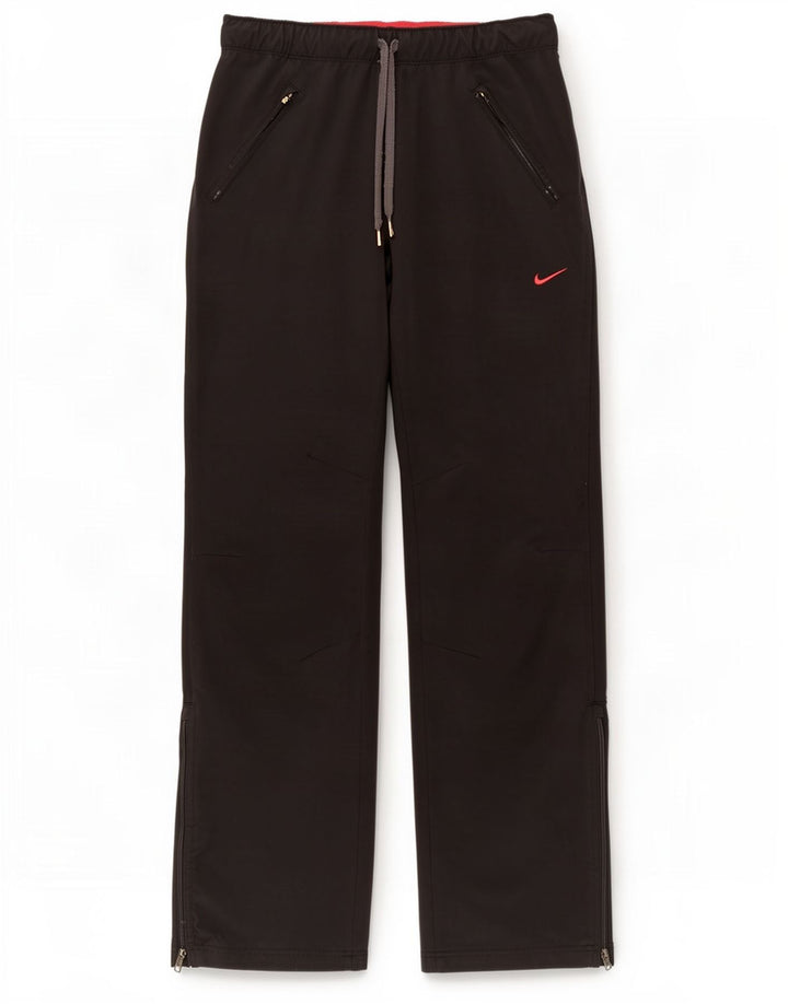 Nike Damen Dri Fit Trainingshose UK 12 Medium Schwarz