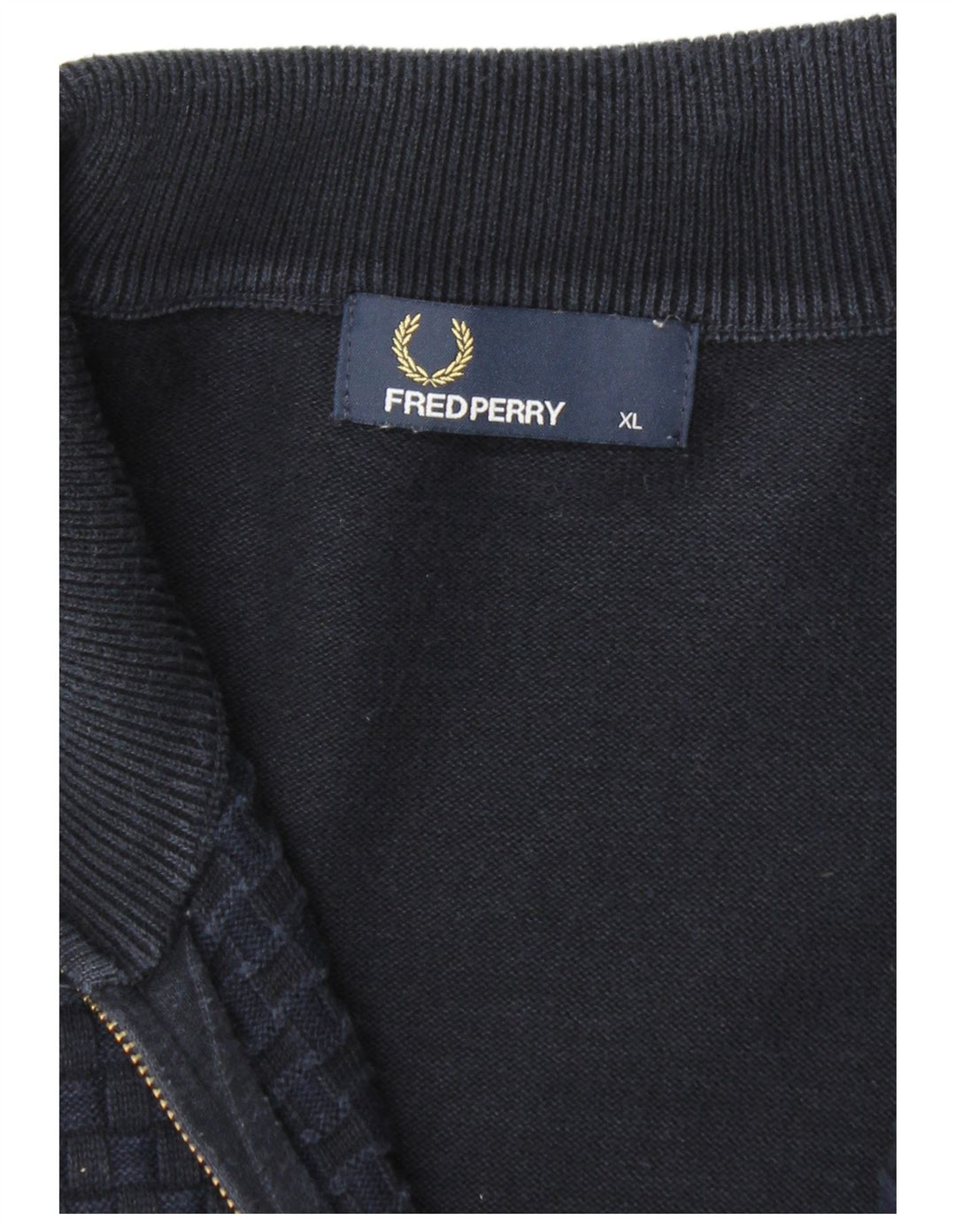 Fred Perry Herren Strickjacke XL Marineblau