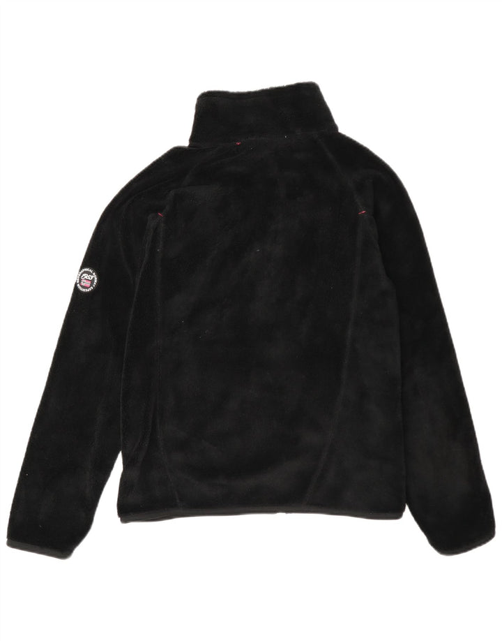 Geographical Norway Damen Fleecejacke UK 14 Medium Schwarz Polyester