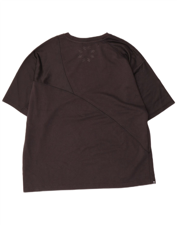 Adidas Herren Grafik T-Shirt Top Large Schwarz Polyester