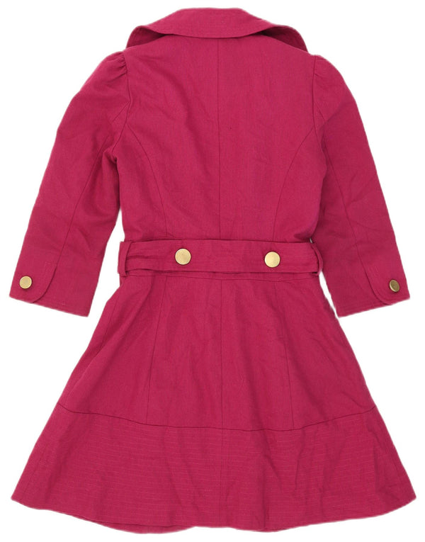 Topshop Damenmantel UK 8 Small Rosa Wolle