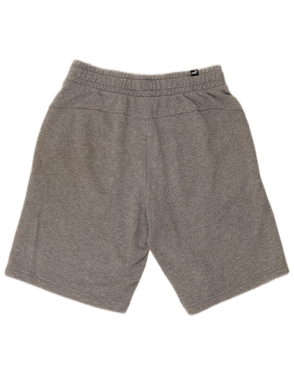 Puma Herren Graphic Sport Shorts Small Grau gefleckte Baumwolle
