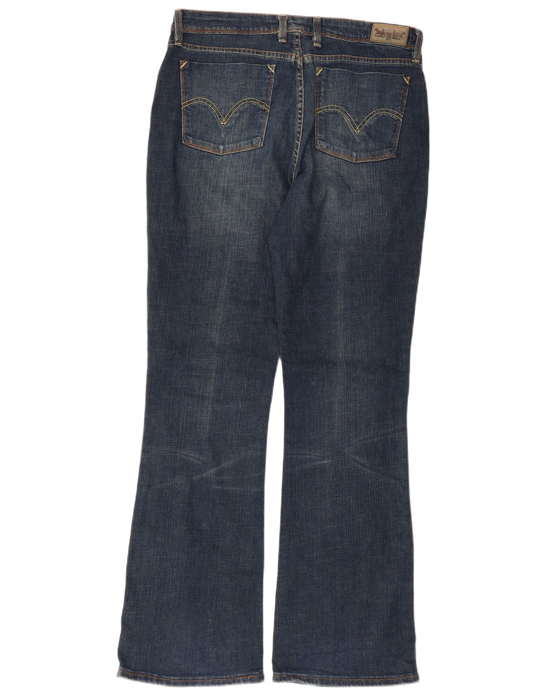 Levi's Damen 629 Bootcut Jeans W34 L32 Blaue Baumwolle