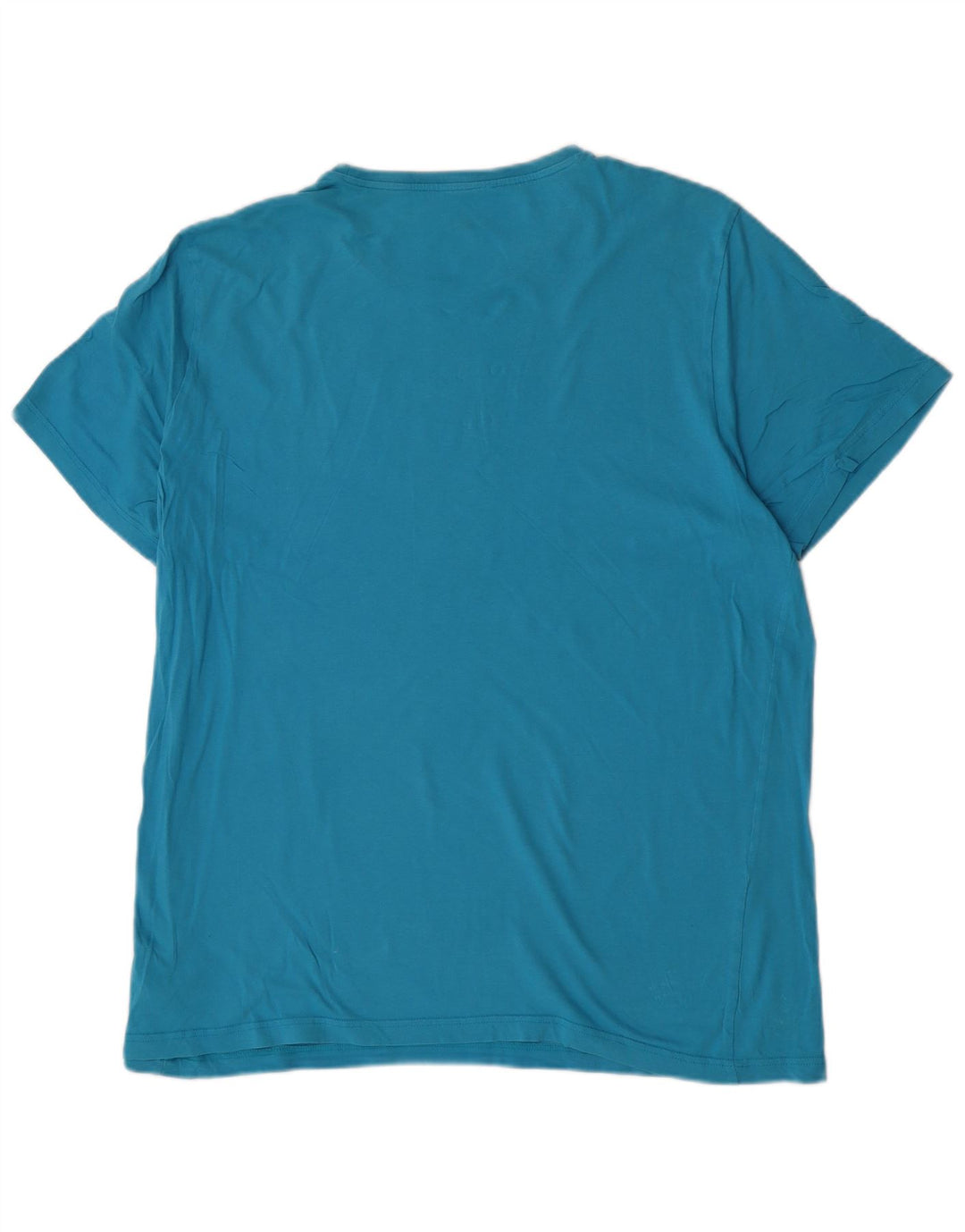 Puma Herren Grafik T-Shirt Top 2XL Blau Baumwolle
