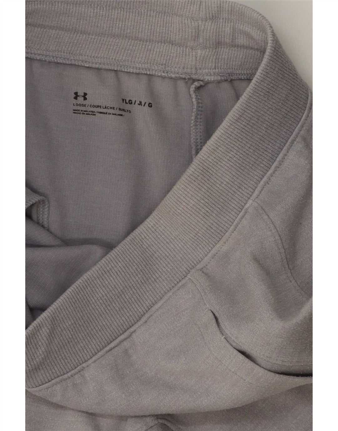 Under Armour Jungen-Sportshorts mit Grafik, 11–12 Jahre, Größe L, Grau