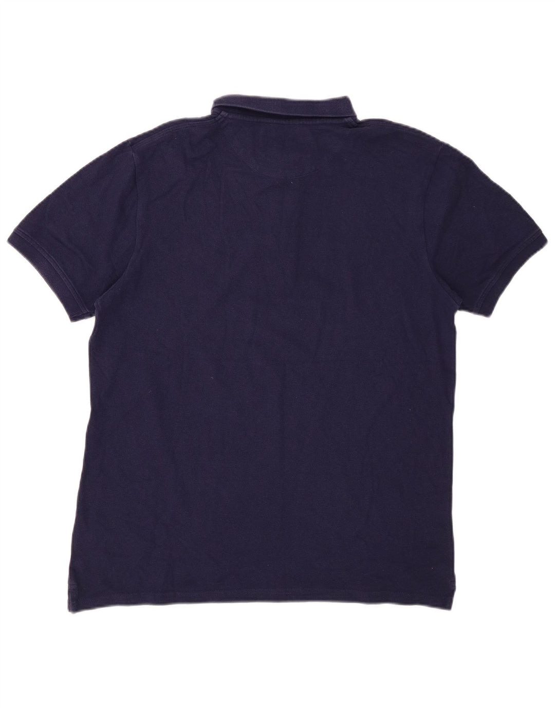 LYLE & SCOTT Herren-Poloshirt, mittelmarineblaue Baumwolle