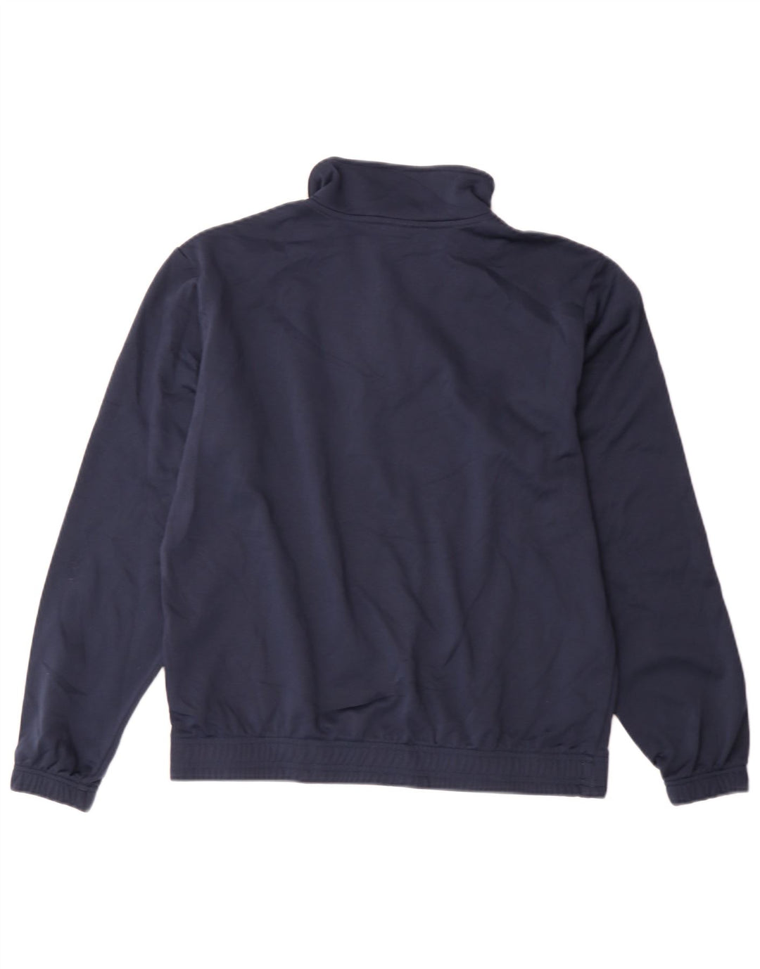 Asics Jungen-Pullover-Trainingsoberteil mit Reißverschluss, 13–14 Jahre, marineblaues Polyester