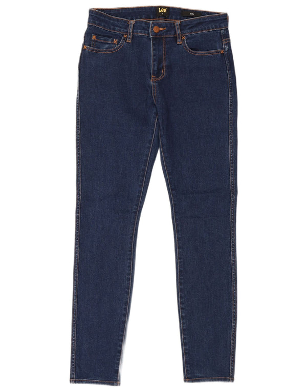 Lee Girls Licks Skinny Jeans, 7–8 Jahre, W28 L27, Marineblau, Baumwolle
