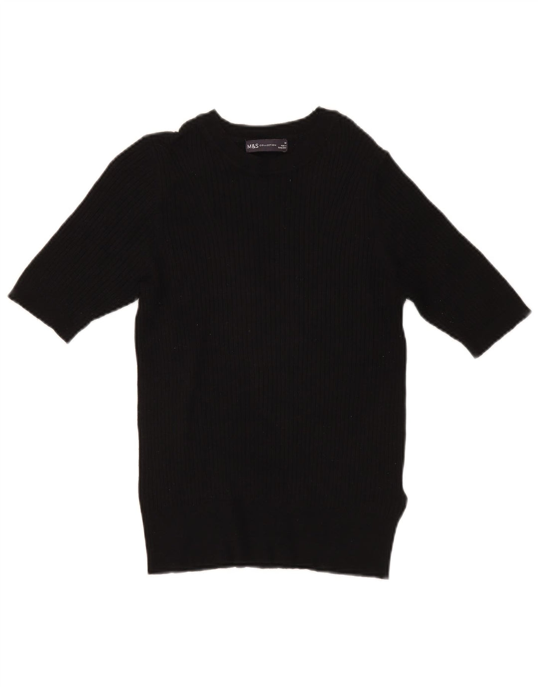 Marks & Spencer Damen-Pullover mit U-Boot-Ausschnitt, Gr. 14, mittelschwarz