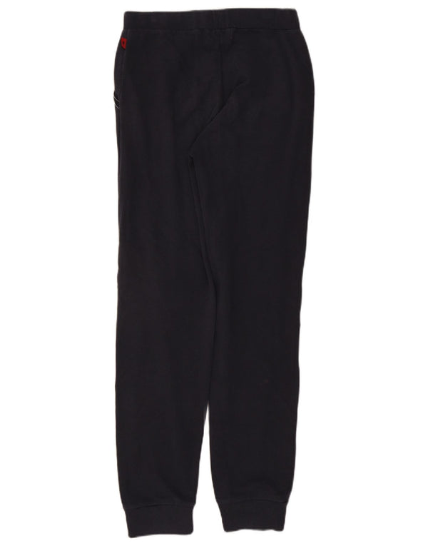 Kappa Damen Trainingshose Jogger UK 10 Small Marineblau Baumwolle