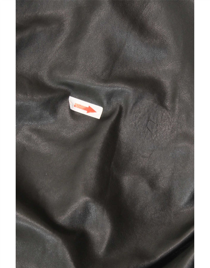 Lamatta Herren Lederjacke IT 52 XL Schwarz