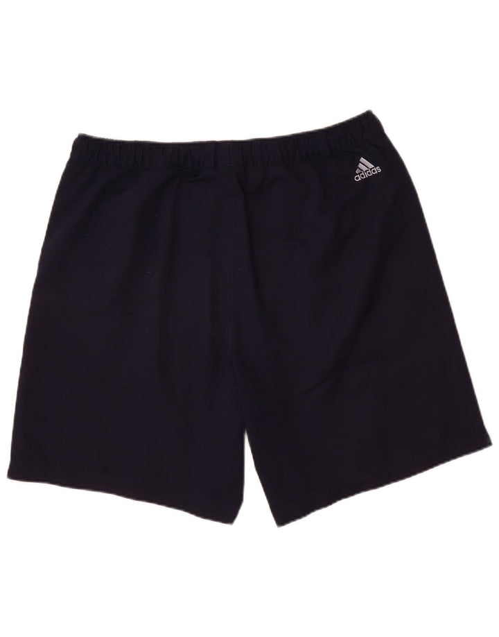 Adidas Herren Sportshorts mit Grafik, groß, Marineblau, Polyester