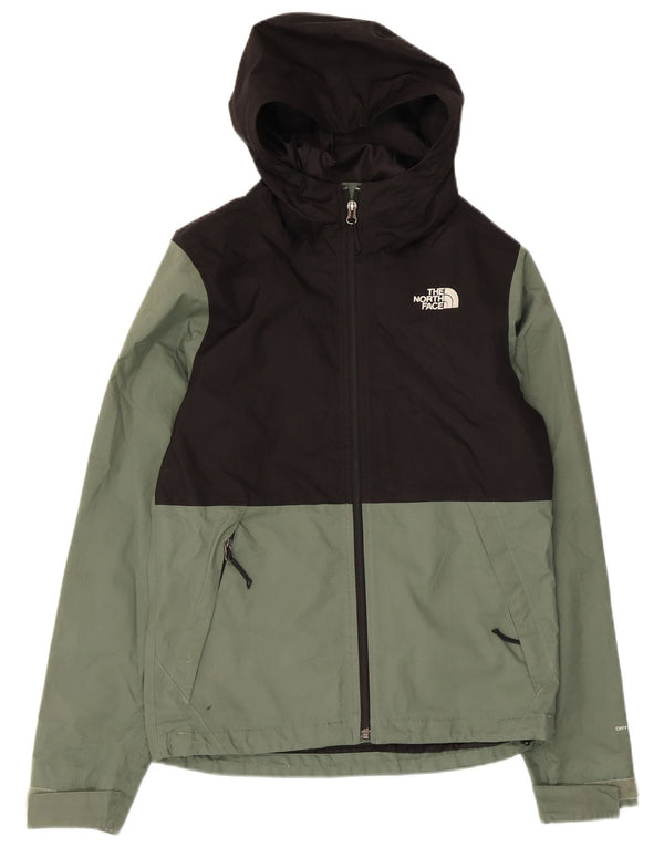 The North Face Herren Dryvent Kapuzen-Regenjacke UK 34 XS Grüner Farbblock
