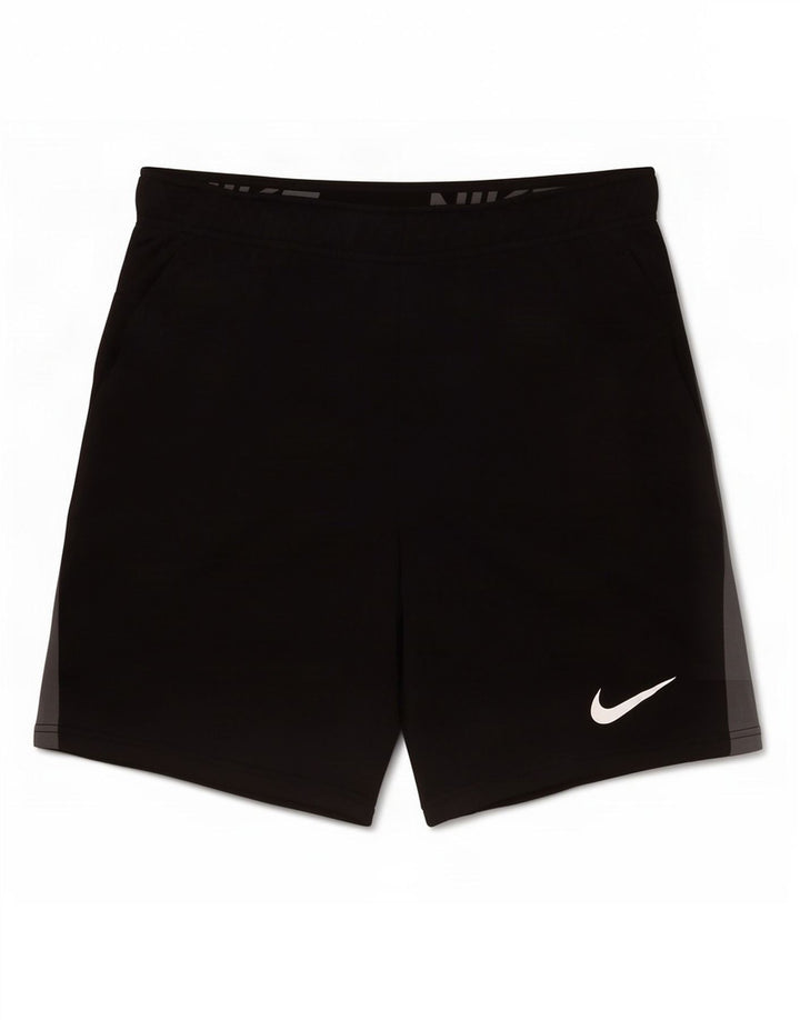 Nike Herren Dri Fit Sportshorts Mittelschwarzes Colourblock-Polyester