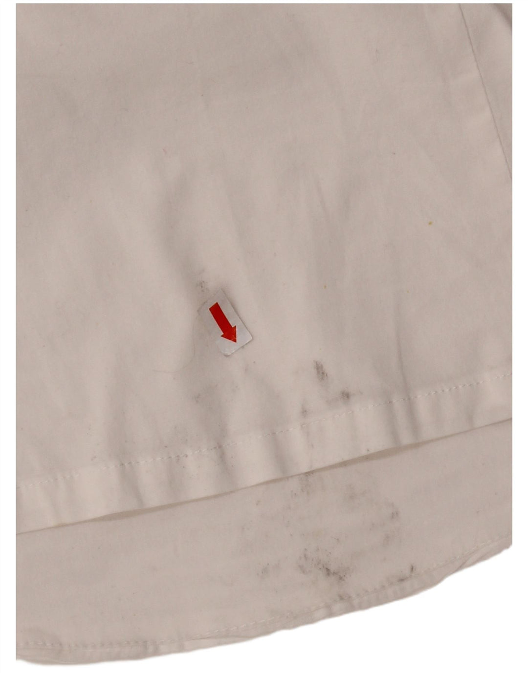 NARACAMICIE Ärmelloses Damen-Blusenoberteil, UK-Größe 8, Größe S, weiße Nadelstreifen-Baumwolle