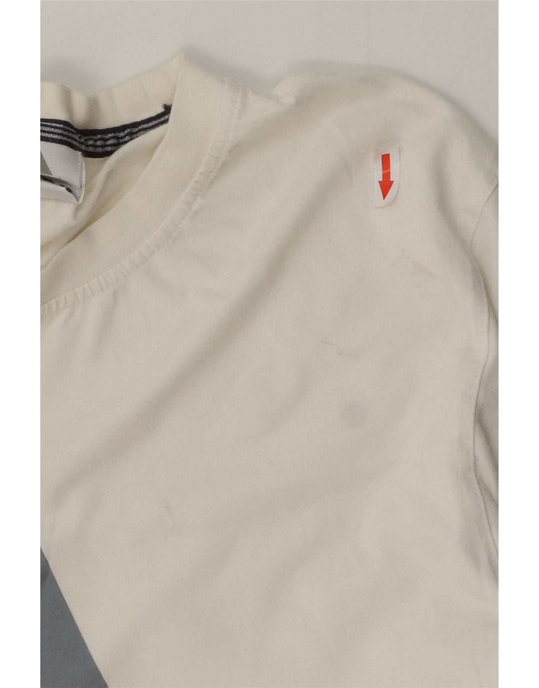 ADIDAS Herren Grafik T-Shirt Top Große weiße Baumwolle