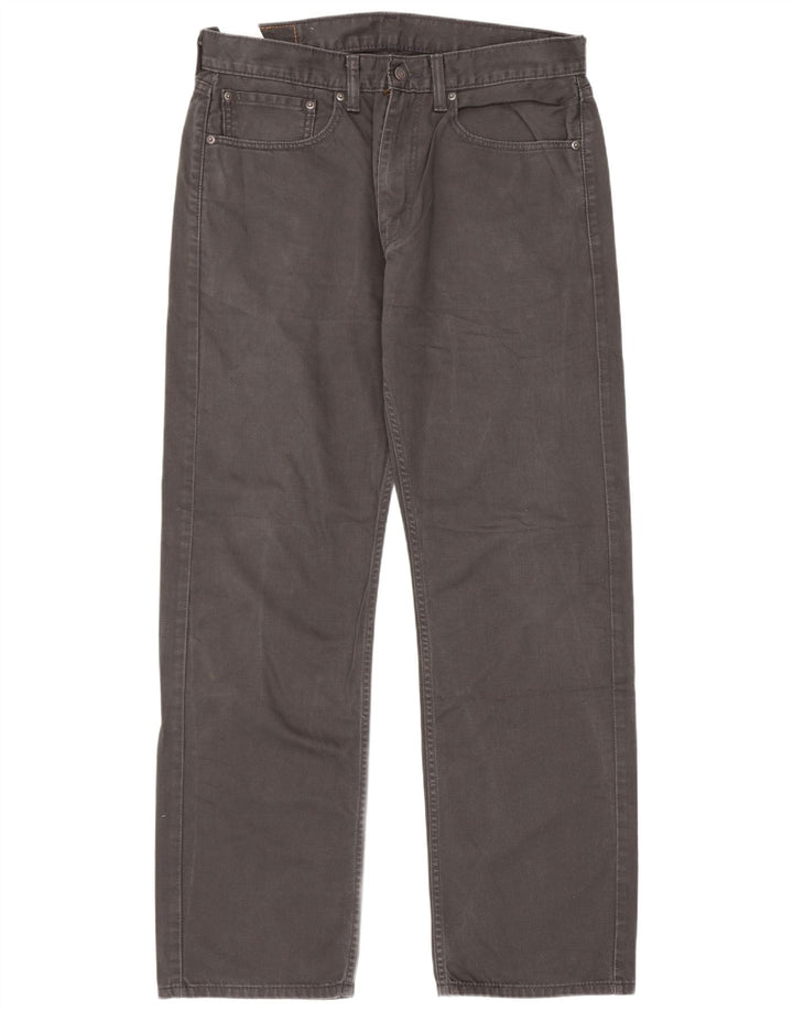Levi's Herren 505 Straight Jeans W34 L32 Graue Baumwolle