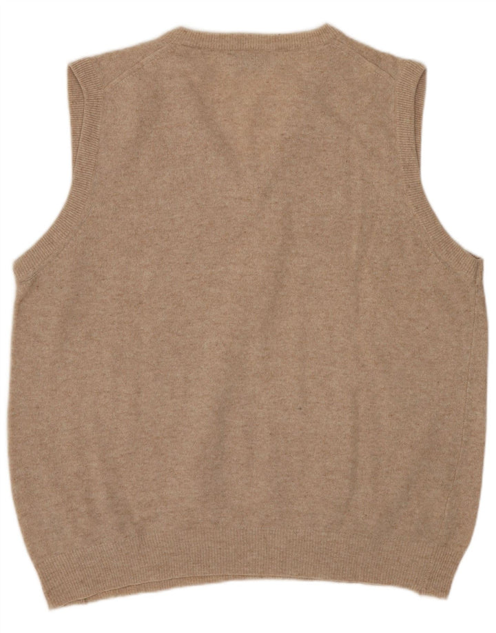 Sergio Tacchini Herren Weste Tank Top Medium Beige