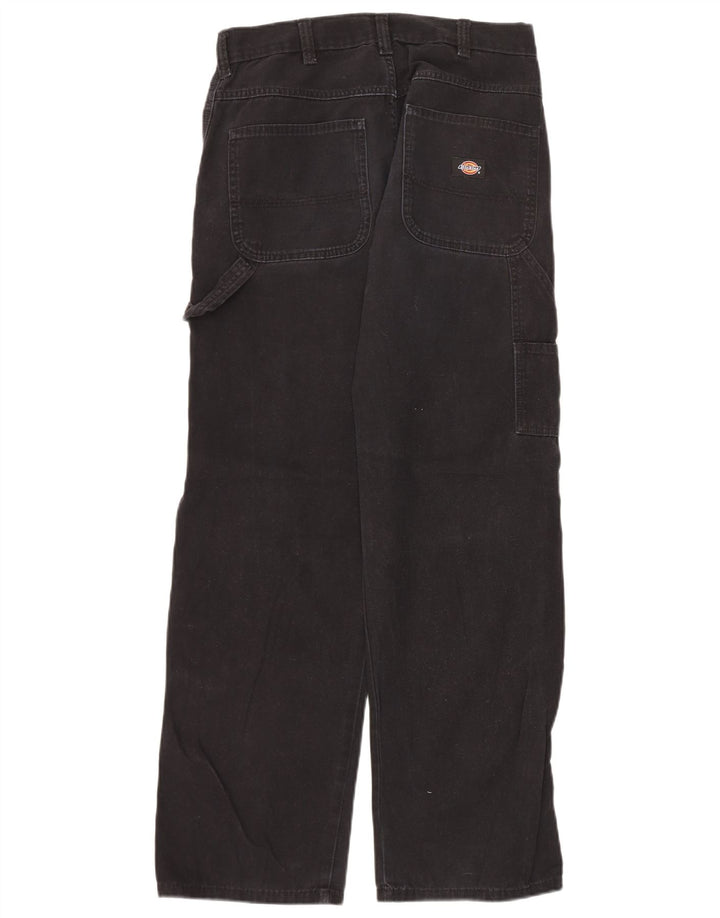 Dickies Herren gerade Cargohose W30 L32 schwarze Baumwolle