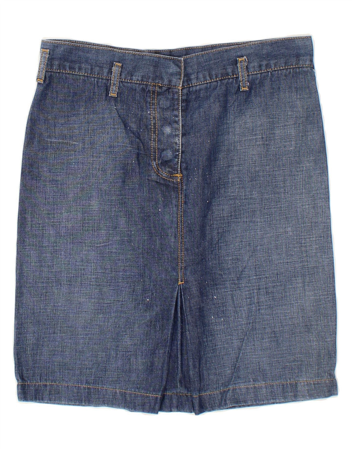 TIMBERLAND Womens Denim Skirt US 6 Medium W30  Navy Blue Cotton Vintage Timberland and Second-Hand Timberland from Messina Hembry 