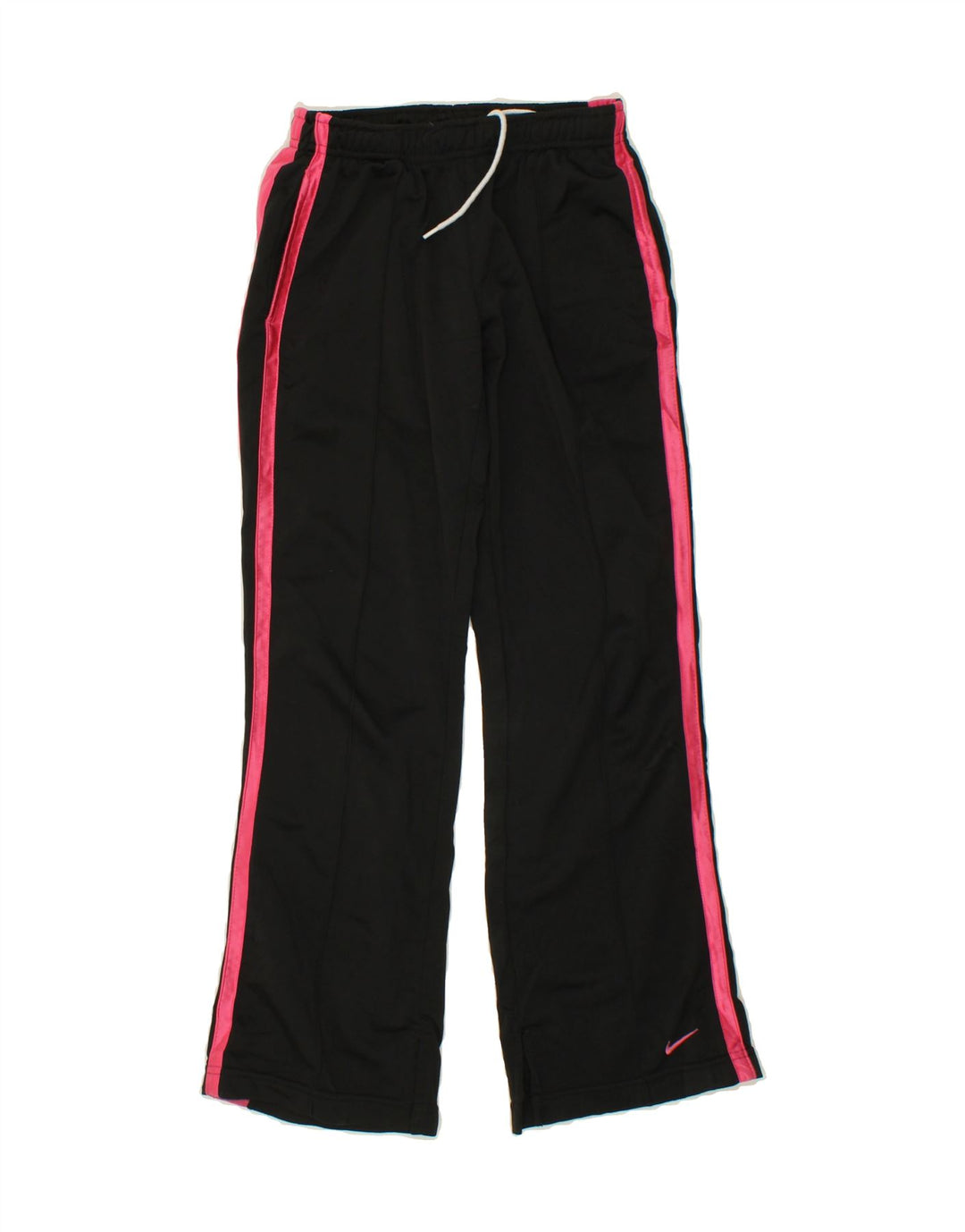 NIKE Girls Tracksuit Trousers 10-11 Years Medium Black Polyester Vintage Nike and Second-Hand Nike from Messina Hembry 