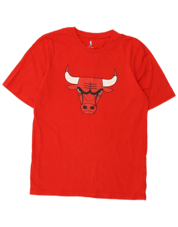 NBA Jungen Chicago Bulls Grafik-T-Shirt-Oberteil, 13–14 Jahre, XL, rote Baumwolle