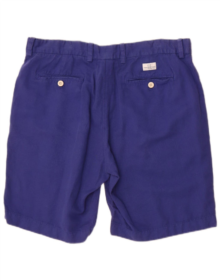 Vineyard Vines Herren-Chinoshorts, W35, Größe L, Blau, Baumwolle