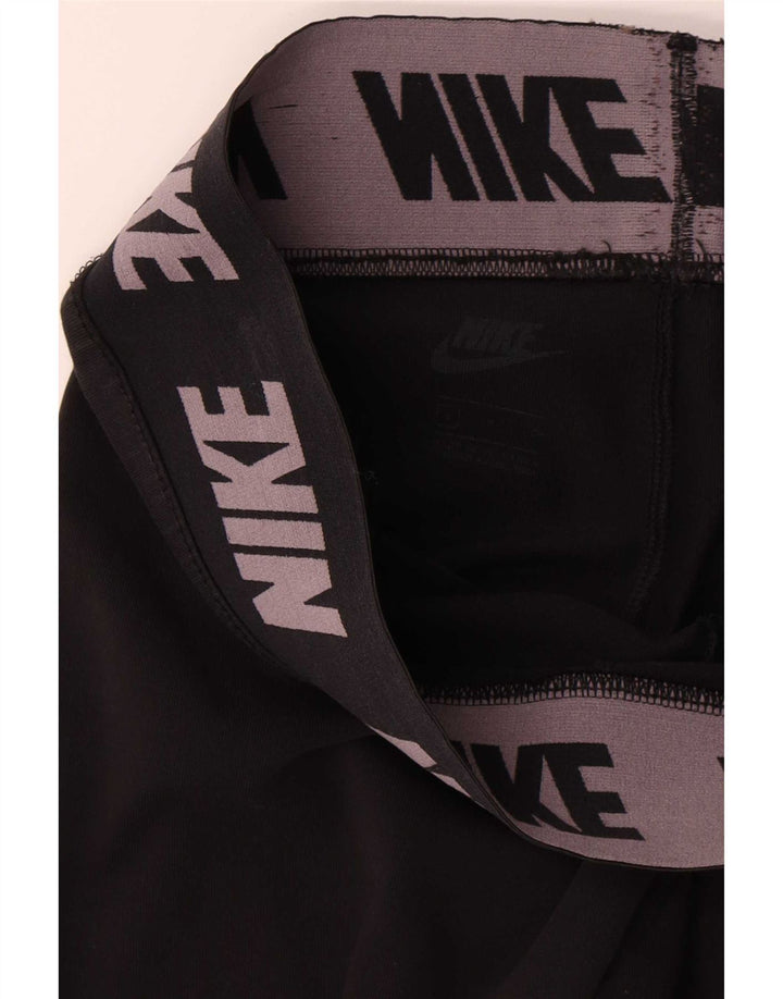 Nike Damen Graphic Leggings UK 8 Small Schwarz