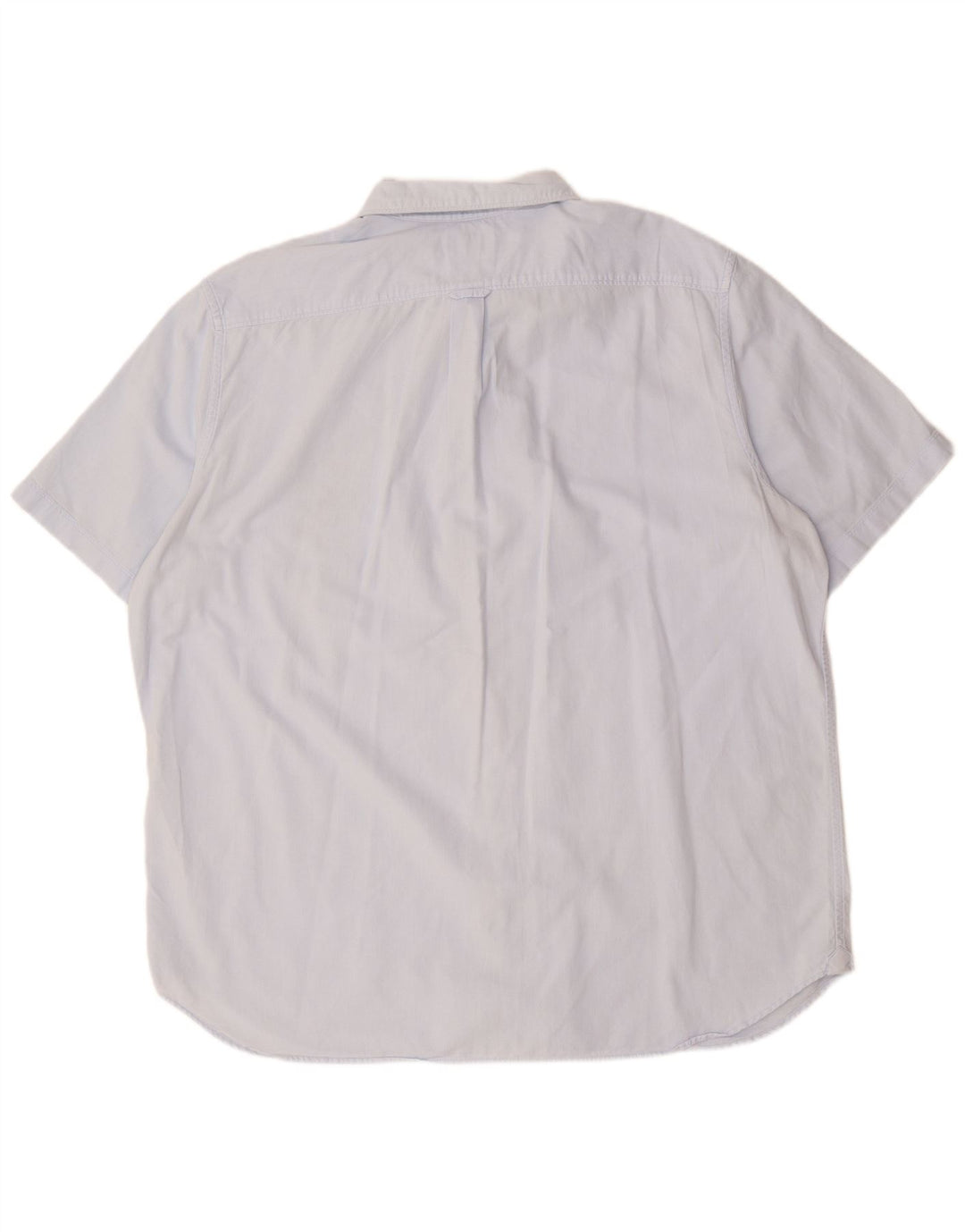 TIMBERLAND Herren Regular Fit Kurzarmhemd 3XL Blau Baumwolle