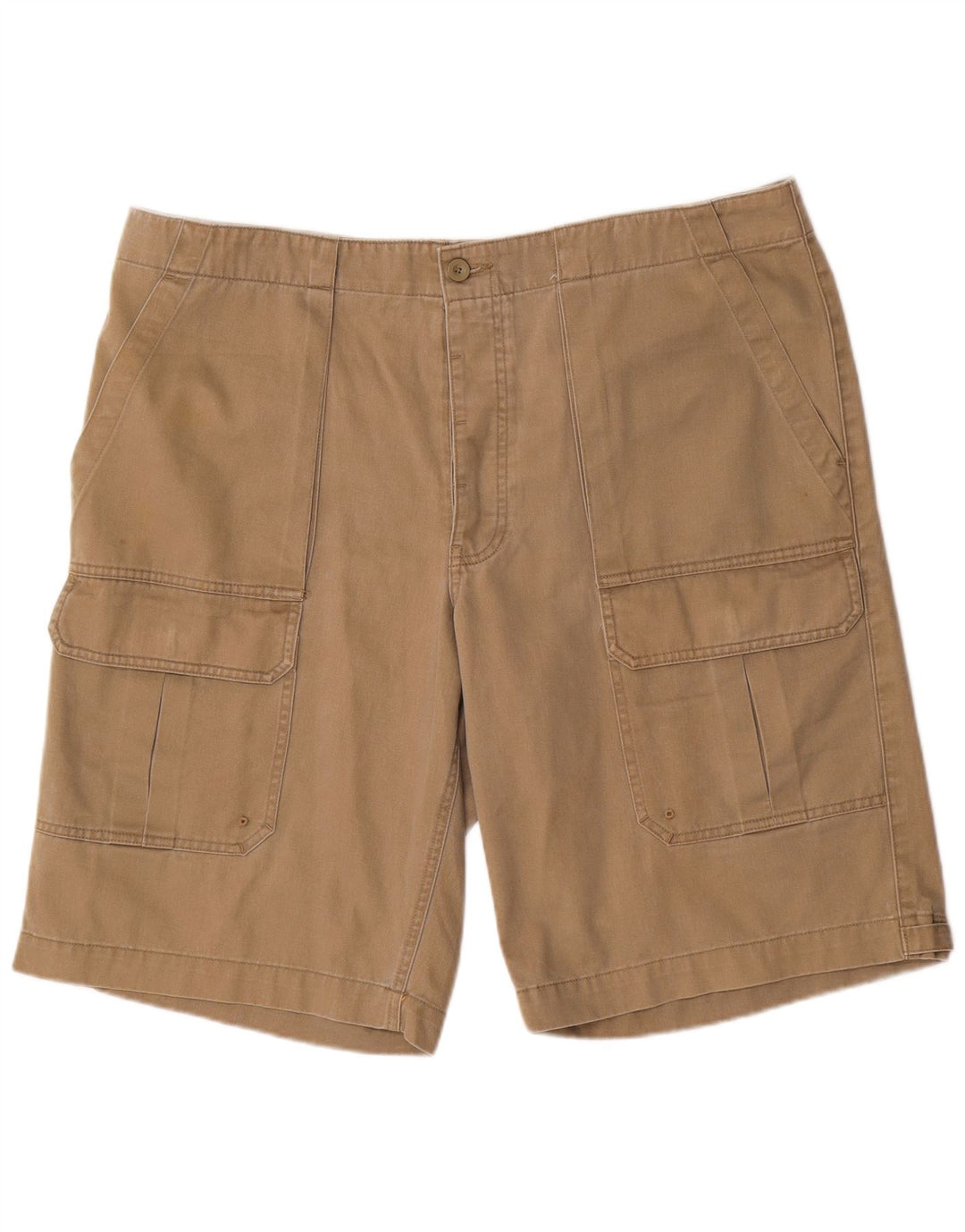 Marks & Spencer Herren Cargoshorts XL W40 Beige Baumwolle
