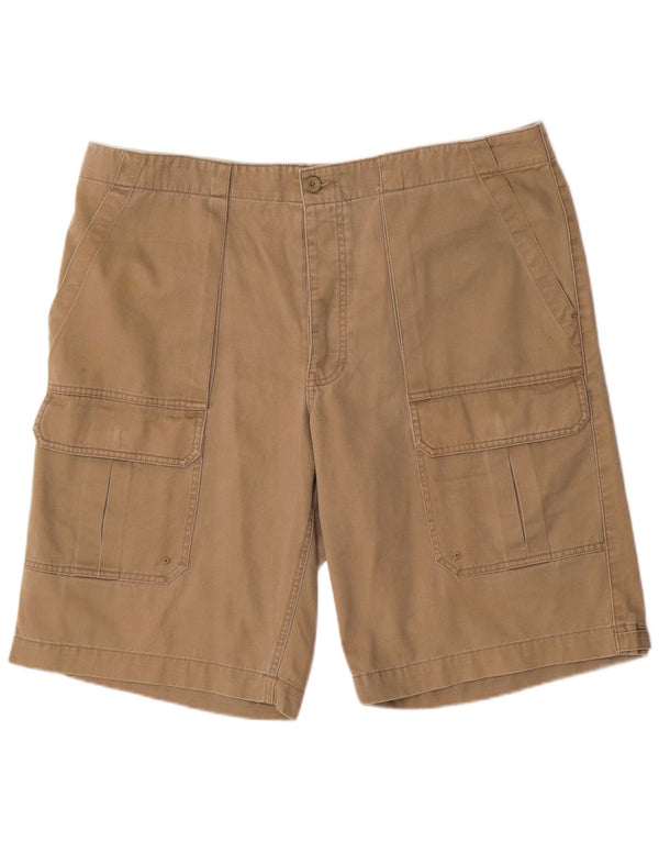 Marks & Spencer Herren Cargoshorts XL W40 Beige Baumwolle