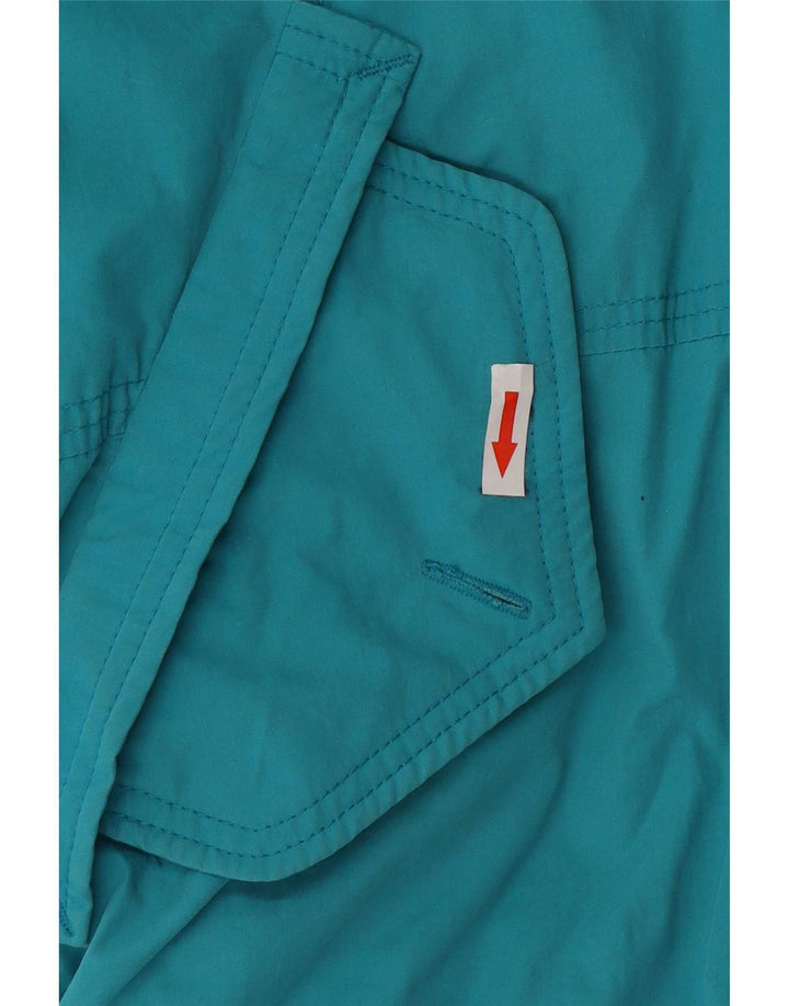 Canda Wattierte Jacke mit Kapuze für Mädchen, 14–15 Jahre, blaues Polyester