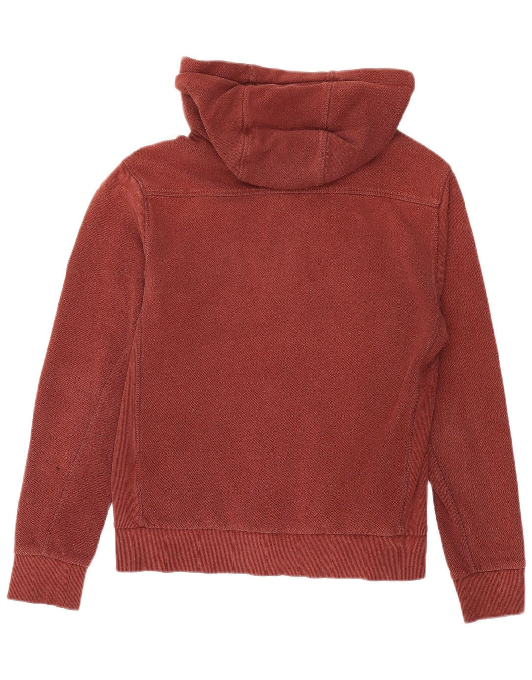 Timberland Herren-Kapuzenpullover mit normaler Passform und Reißverschluss, mittleres Burgunderrot