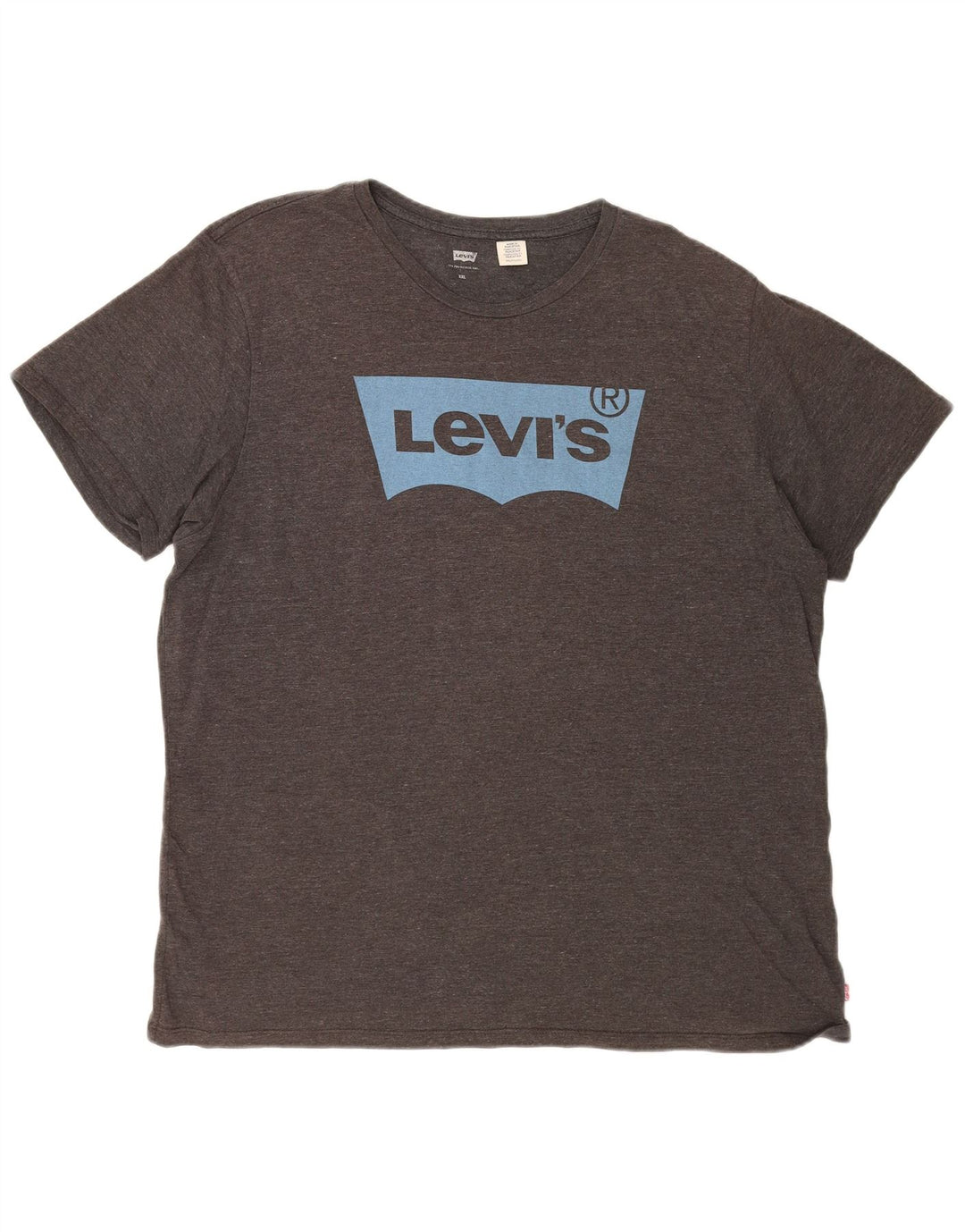 LEVI'S Herren Grafik-T-Shirt-Oberteil 2XL Grau
