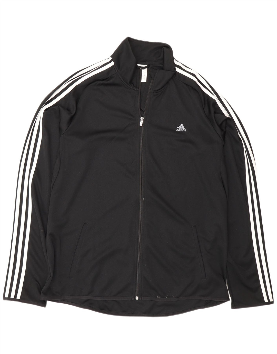 Adidas Herren Climalite Trainingsanzug Top Jacke 2XL Schwarz Polyester