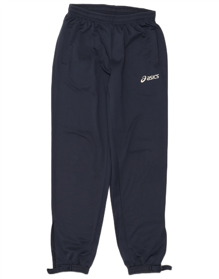 Asics Herren-Trainingshose, Jogginghose, Mittelblau, Polyester