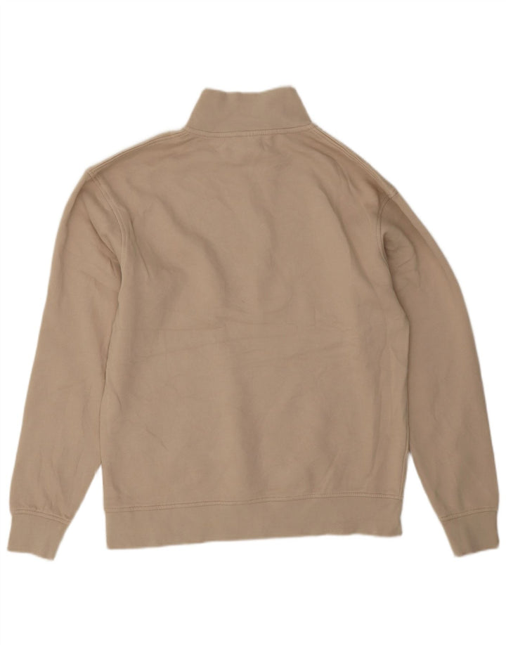 Jack & Jones Herren-Sweatshirt mit grafischem Reißverschluss, mittelbeige Baumwolle