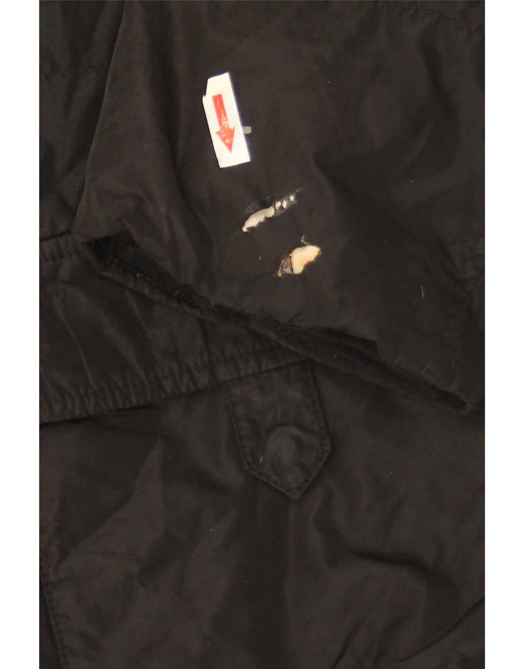 Marella Damen Wattierte Jacke UK 12 Medium Schwarz Polyamid