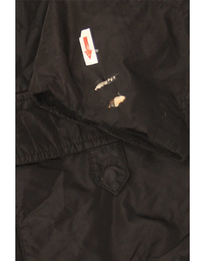 Marella Damen Wattierte Jacke UK 12 Medium Schwarz Polyamid