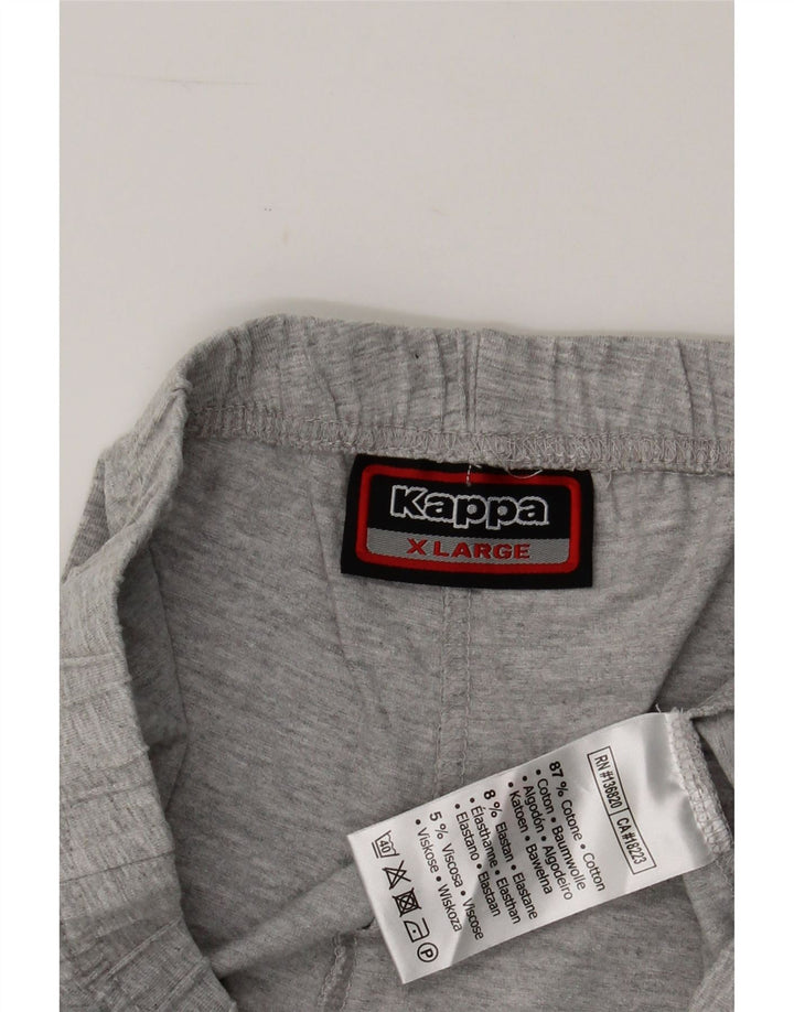 KAPPA Womens Graphic Leggings UK 18 XL  Grey Cotton Vintage Kappa and Second-Hand Kappa from Messina Hembry 