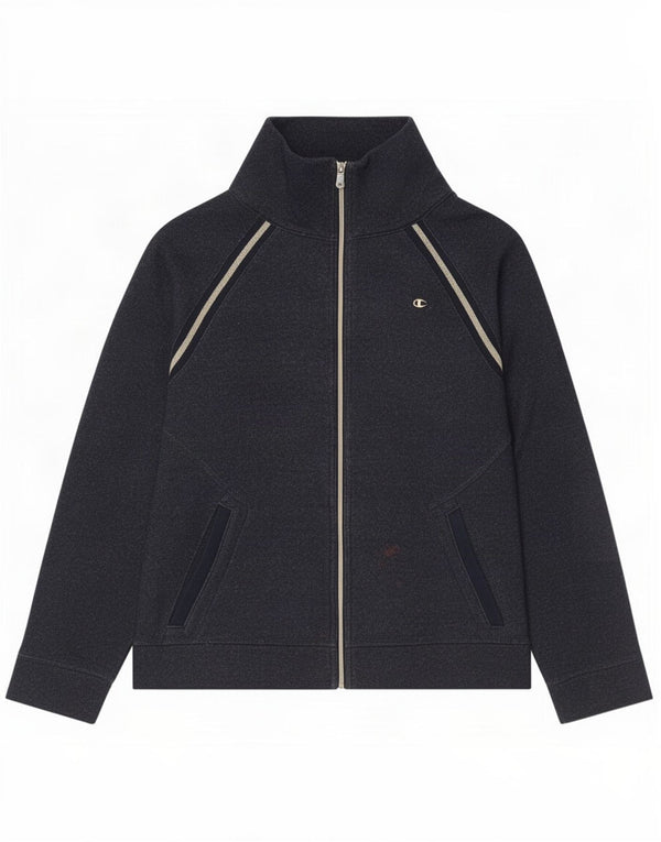 Champion Damen-Trainingsanzug-Oberteil, leicht zu montieren, Größe UK 14, mittelmarineblau, Baumwolle