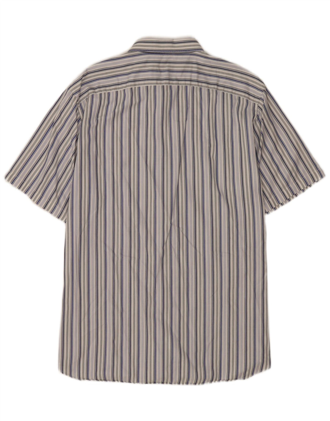 Etro Herren Kurzarmhemd Größe 44 XL Mehrfarbig gestreift