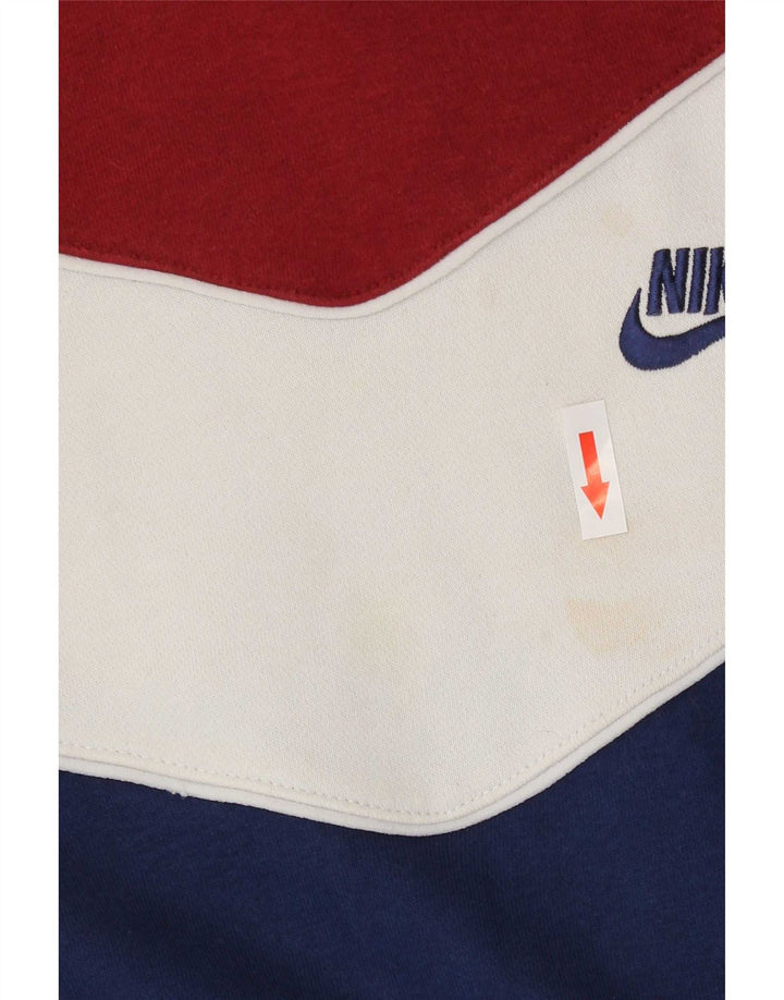 Nike Damen-Pullover mit übergroßem Kapuzenpullover, Gr. 10, Größe S, mehrfarbig, Farbblock