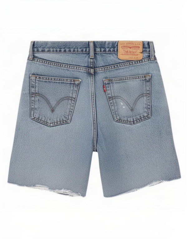 Levi's Mens 751 Distressed Denim Shorts W34 Large Blue